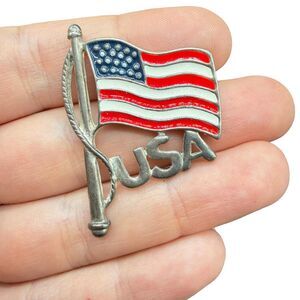 Vintage USA pin United States brooch 4th of July jewelry